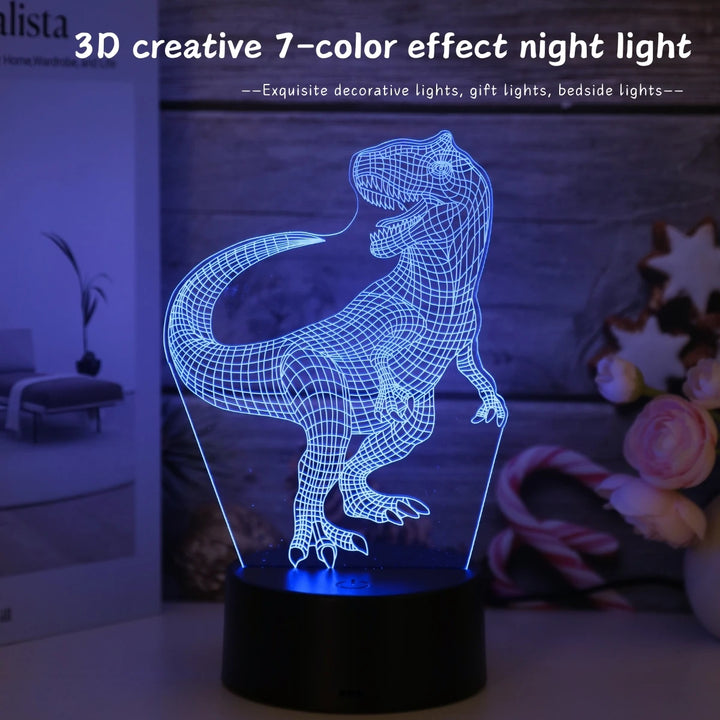 Dinosaur Night Light – USB Decorative Lamp