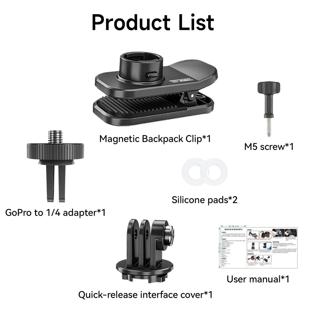 Backpack Mount Clip for DJI OSMO Pocket 3