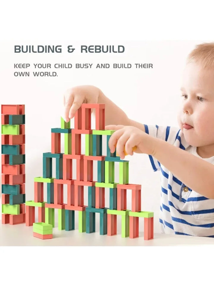 Domino Train Toy – Automatic Building Set for Kids