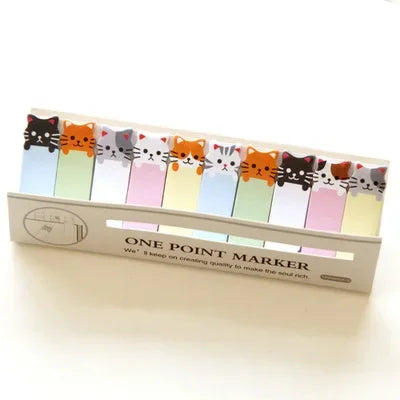 Cartoon Animal Mini Sticky Notes Set