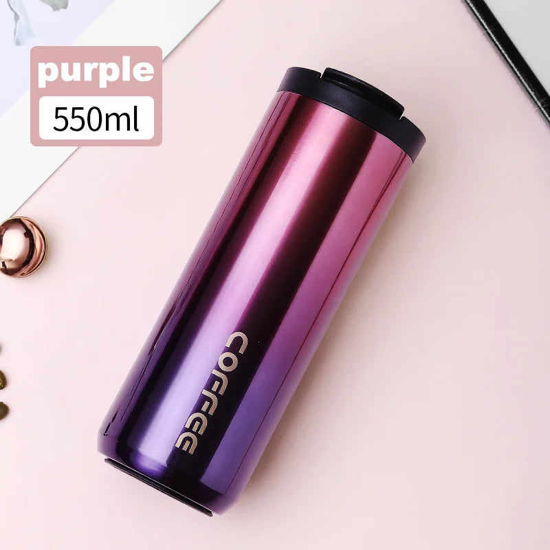 Stainless Steel Coffee Thermos Bottle – 400ML