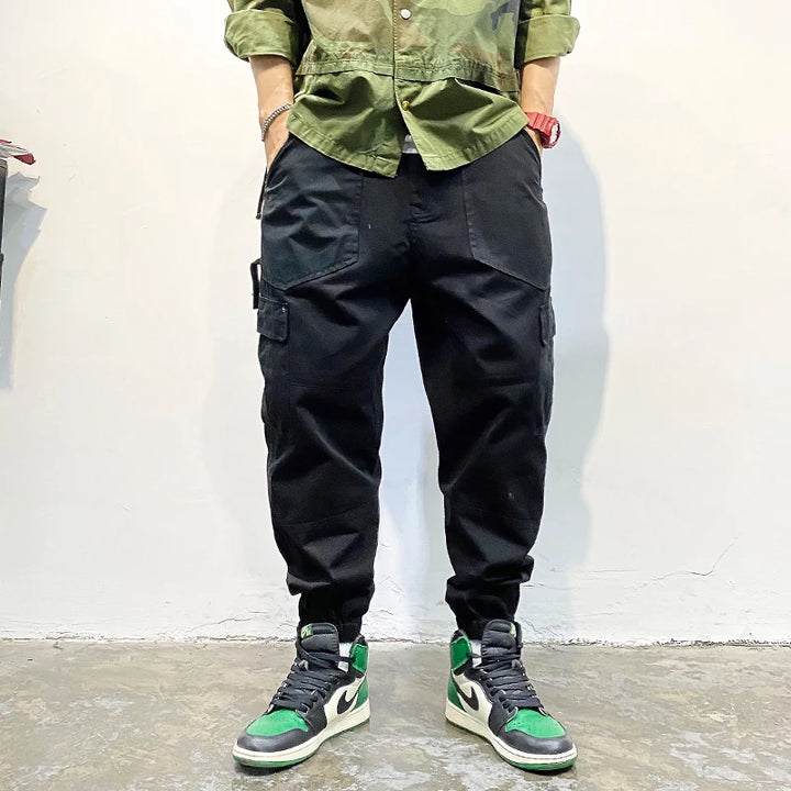 Khaki Harajuku Cargo Joggers