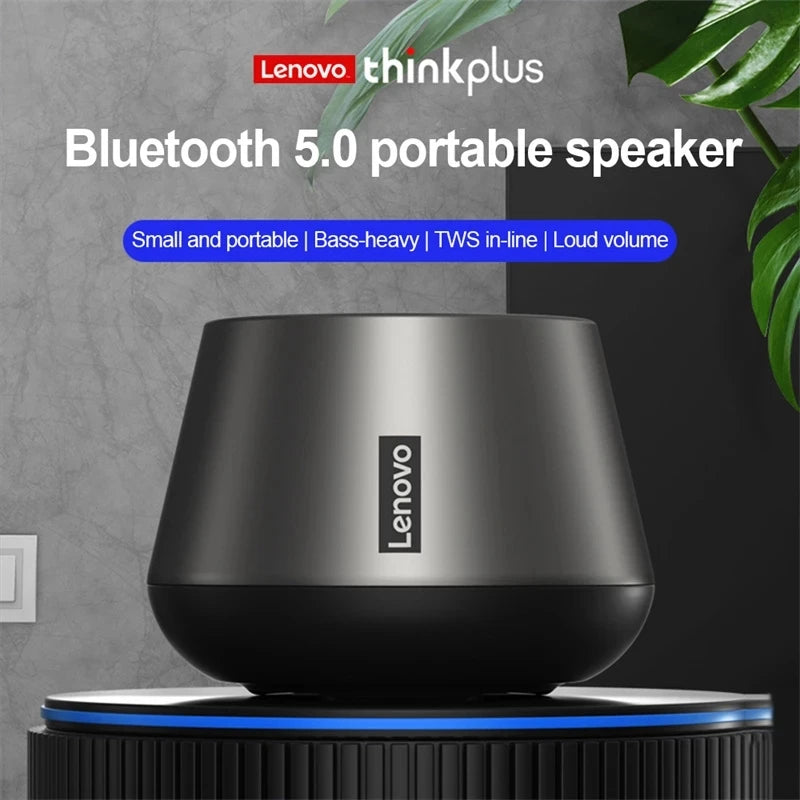 Original Lenovo K3Pro Speaker Portable Bluetooth 5.0 Wireless Mini Outdoor Loudspeaker HiFi Stereo Sound Subwoofer with Micropho