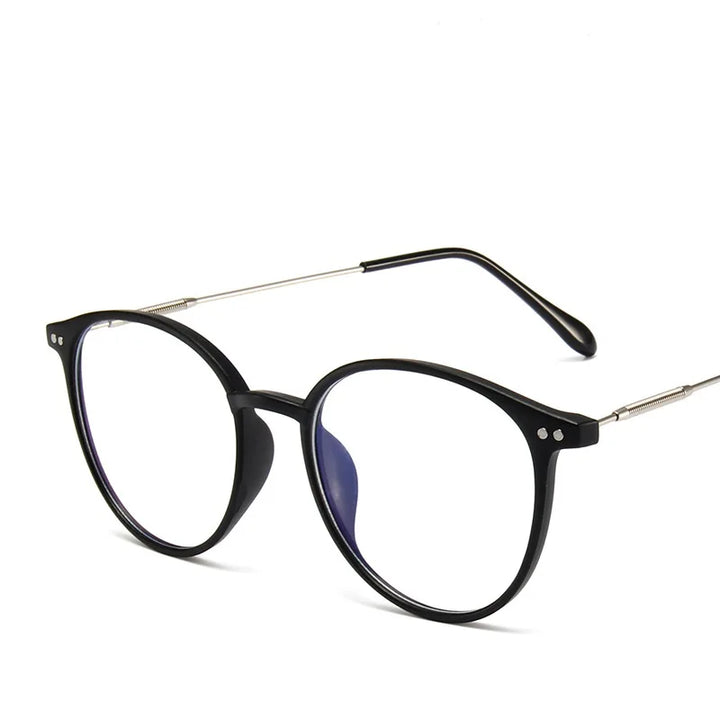 Men And Women Round Anti Blue Glasses Computer Frame Optical Lenses New Arrival 2023