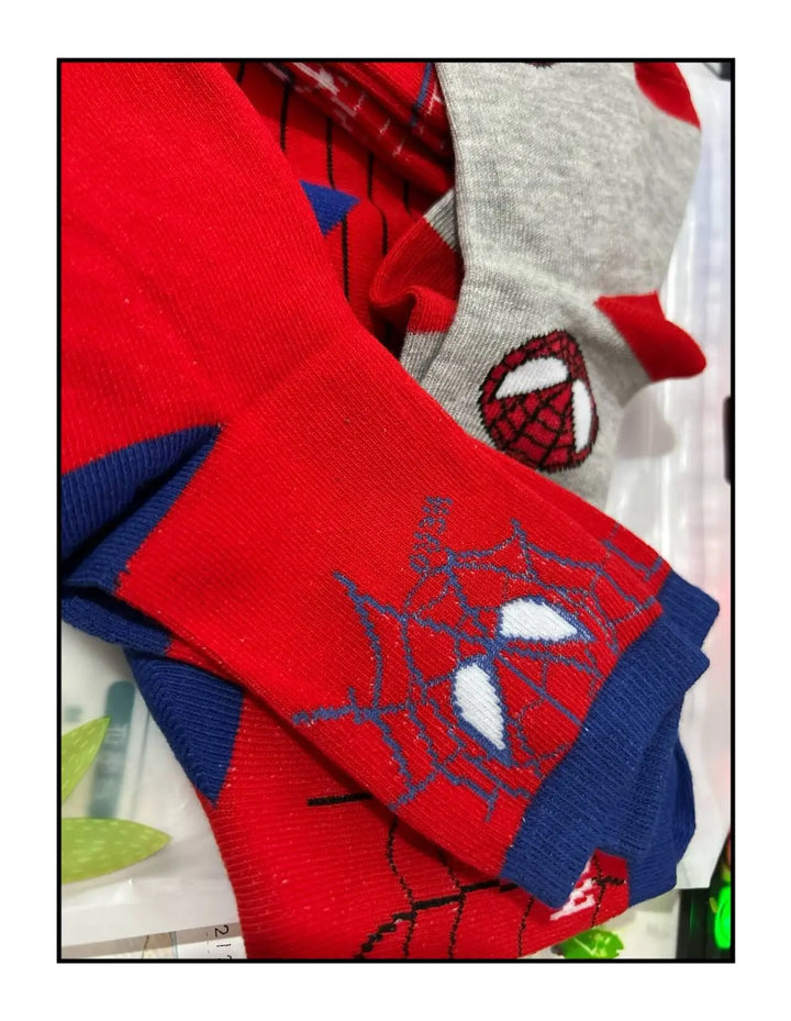 Children's SpiderMan Socks – Cartoon Cotton