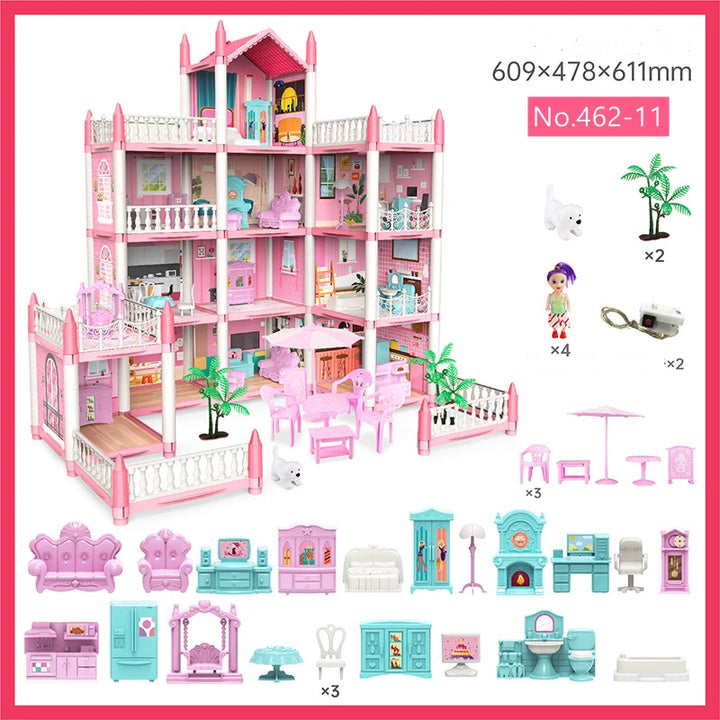 3D Princess Castle Dollhouse