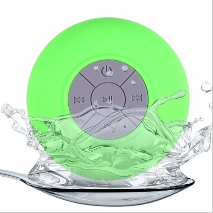 Mini Portable Bluetooth Speaker  Powerful Suction-Cup  Built-in Microphone Bluetooth Speaker for  Phone Shower Gift