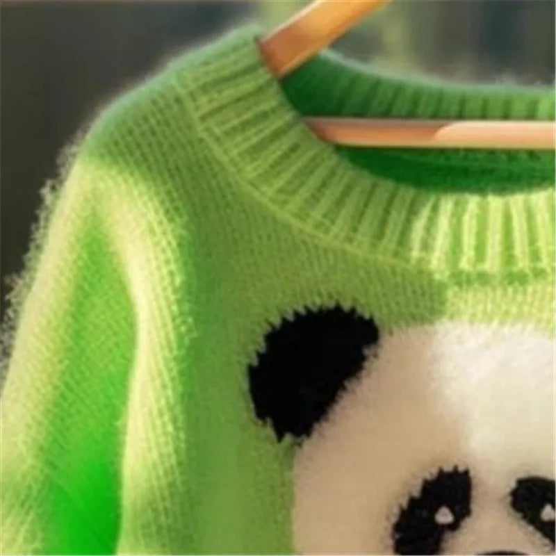 Panda Jacquard Sweater