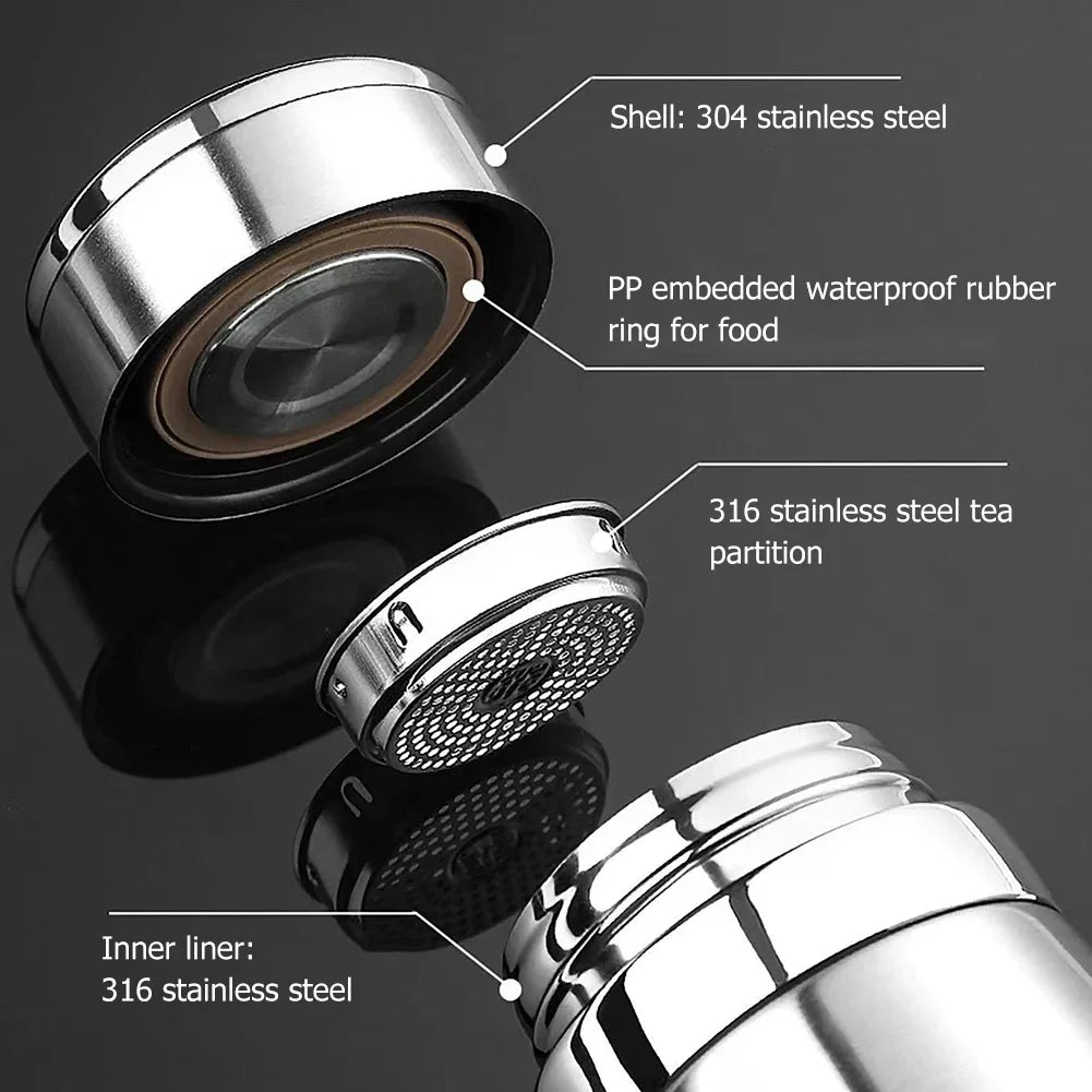 1000ml Stainless Steel Thermal Water Bottle - Leak-Proof Flask