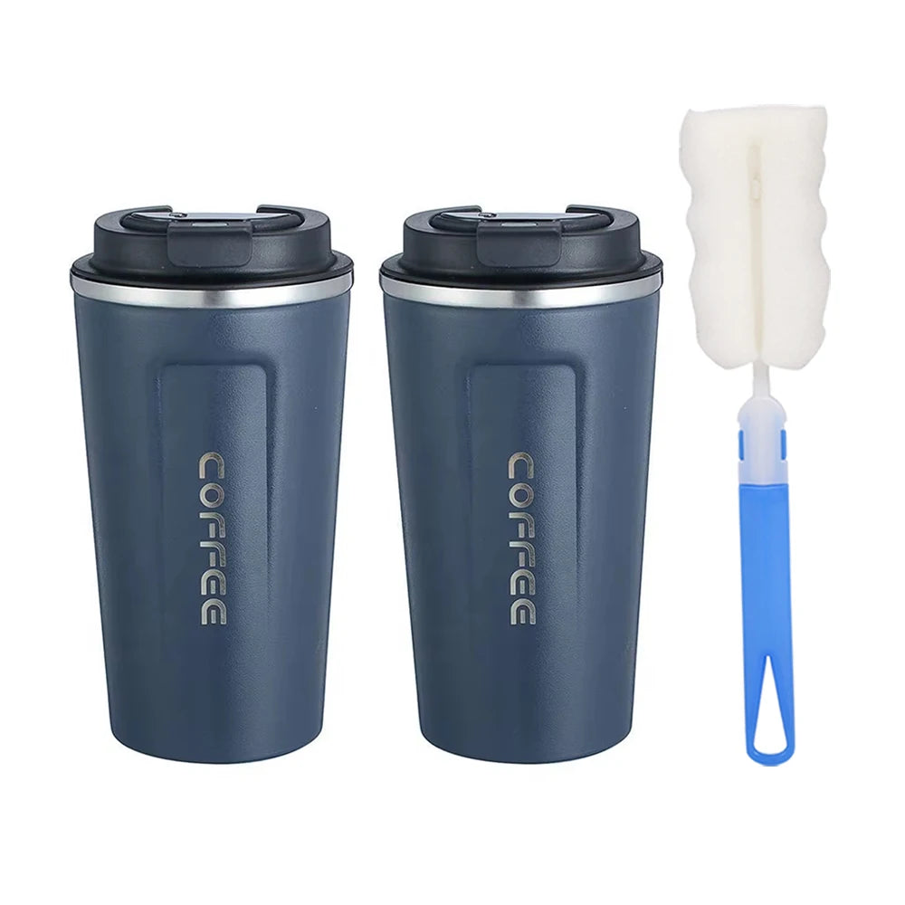 Stainless Steel Smart Coffee Tumbler Thermos Cup with Intelligent Temperature Display Portable Travel Mug 380ml 510ml