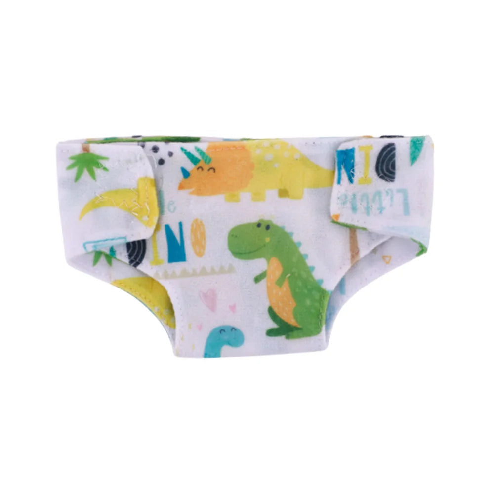 Doll Diapers Cute Underwear Animal Fruit Print For 18 Inch American Doll Girls & 43 cm ,Doll Clothes Accessories