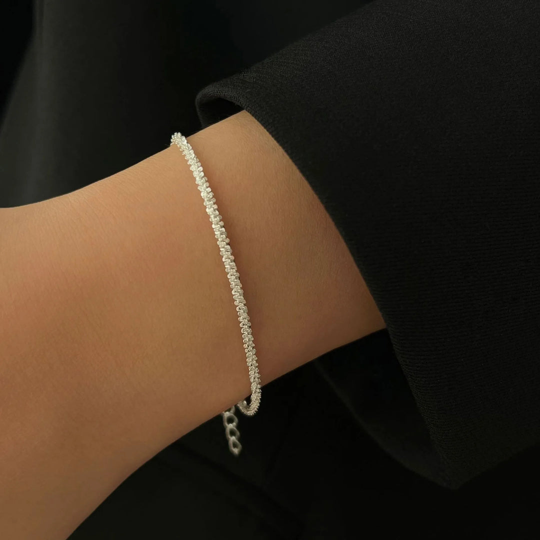 Silver Gypsophila Bracelet