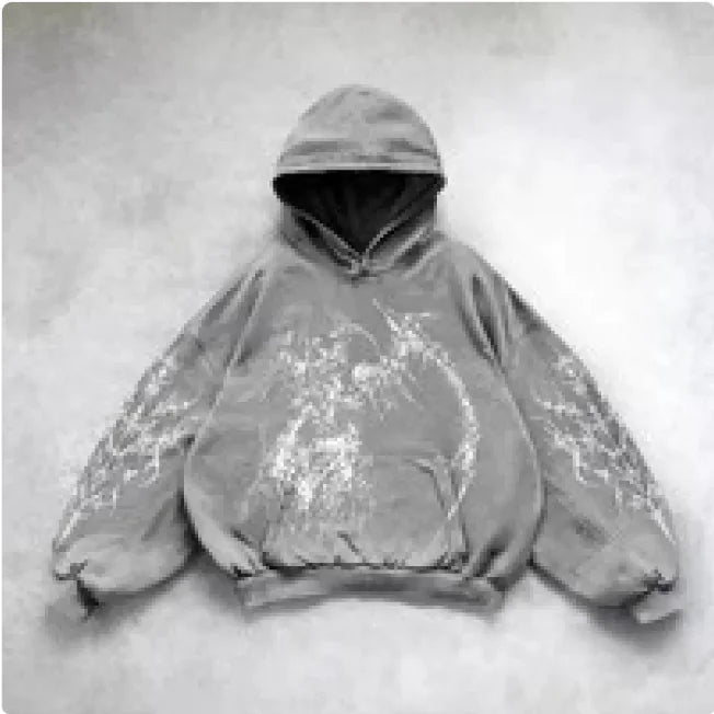 Metro Edge Y2K Hoodie Art Sweatshirt