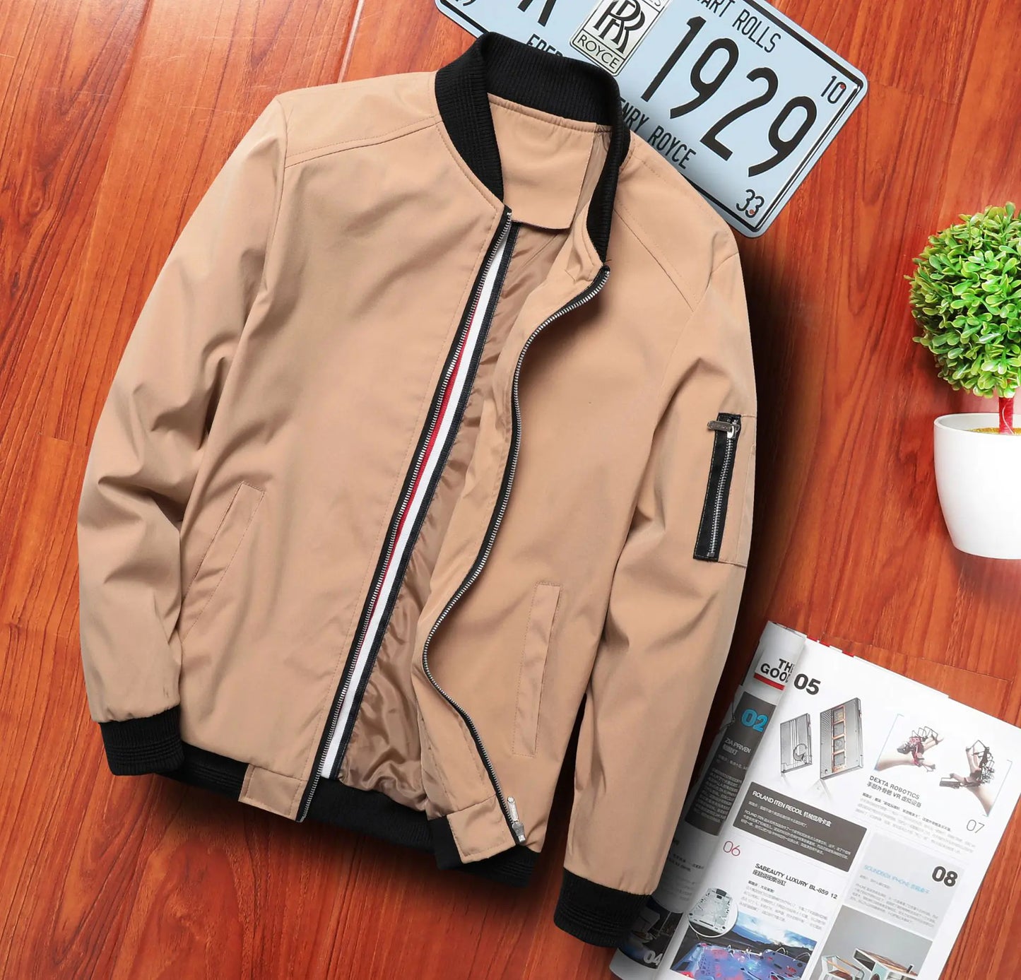 Autumn Style Men's Jacket - Youth & Comfort
