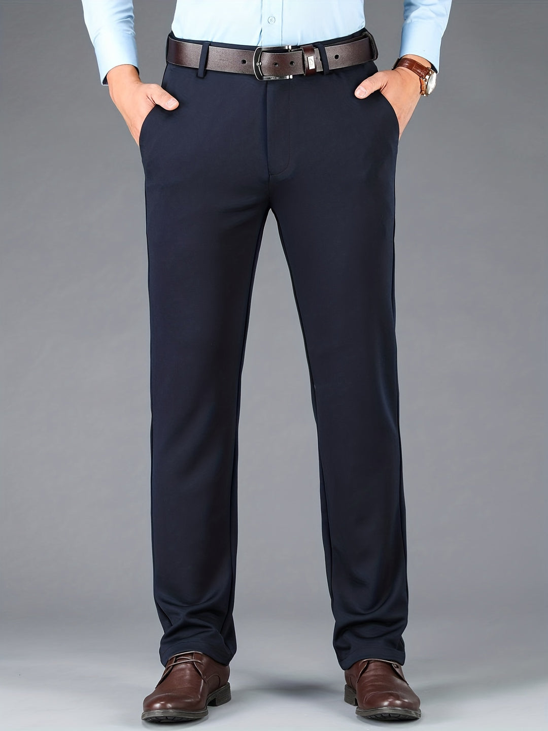 High Waist Dress Pants – Stretch Fit