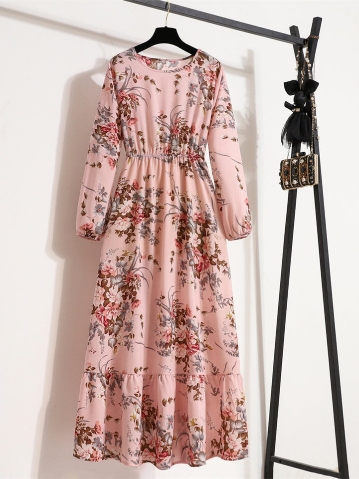 Elegant Floral A-Line Dress