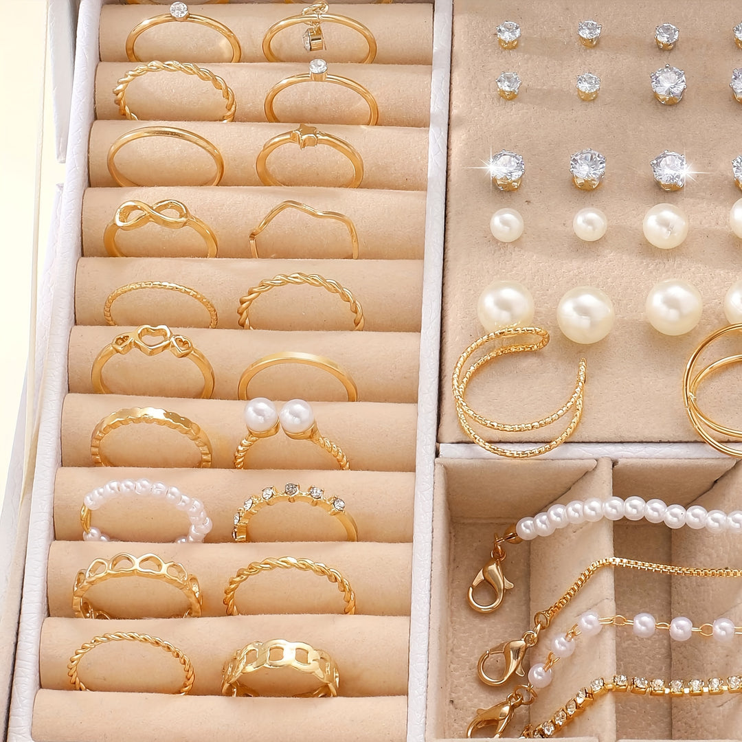 Jewelry Set – 83pcs Rings, Earrings, Necklaces