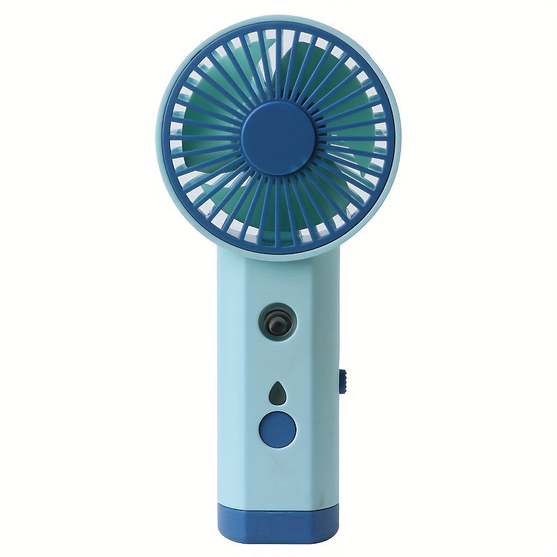 Portable Air Conditioner, MiNi USB Evaporative Air Conditioner Fan, Cordless Rechargeable Personal Fan, Cooling Air Humidification Spray Fan Silent Water Cooling Fan