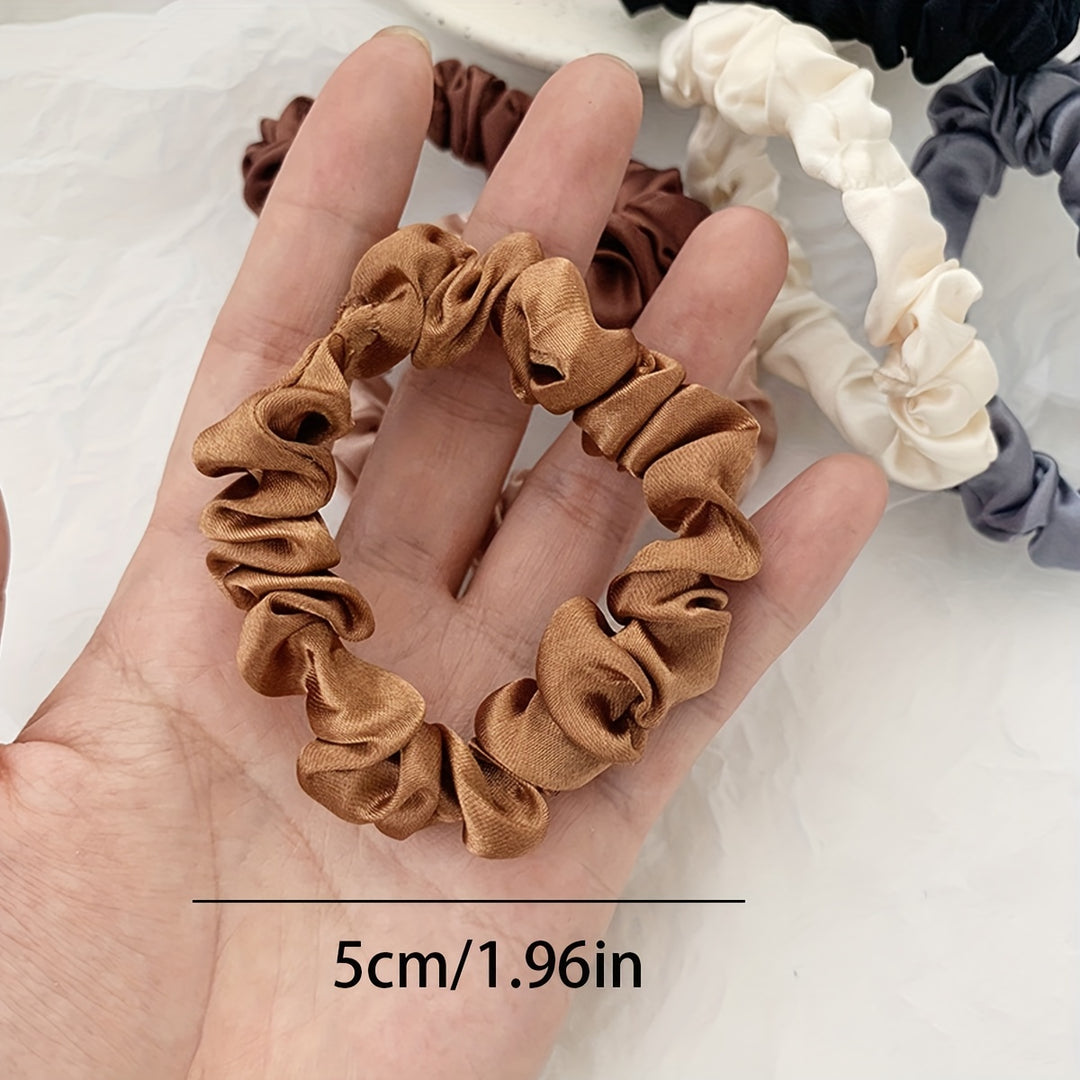 Silky Scrunchies Set – Women Hair Ties