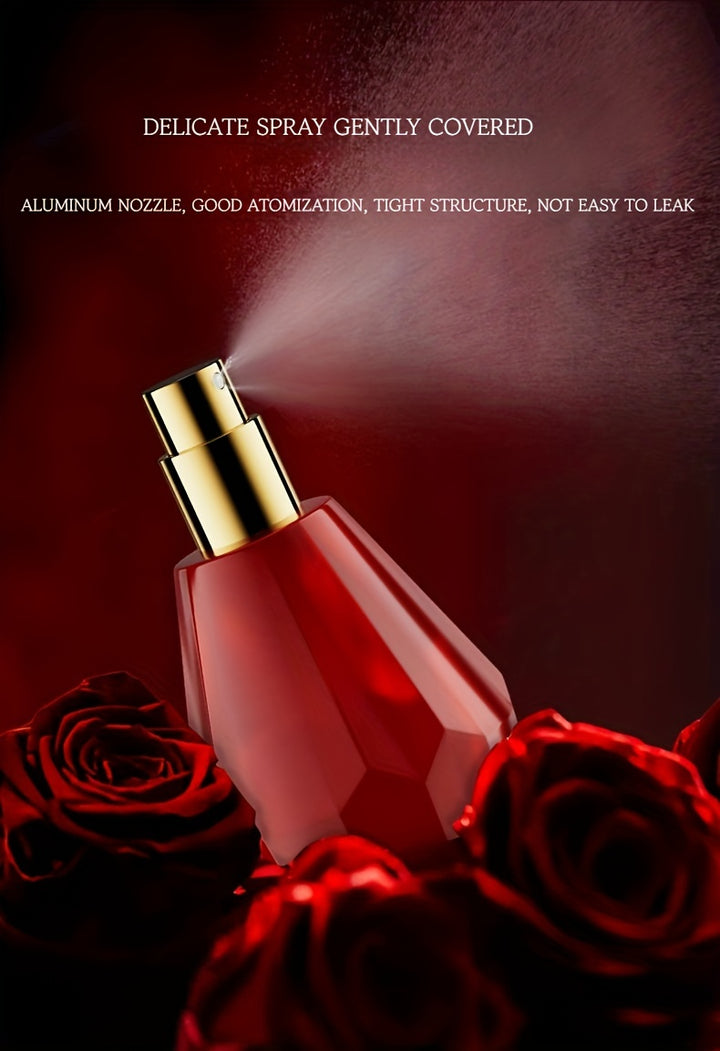 Romantic Red Rose Perfume For Women, Refreshing And Long Lasting Fragrance With Floral Notes, Perfume For Dating And Daily Life, An Romantic Gift For Her