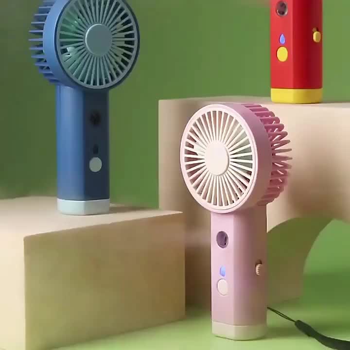 Portable Air Conditioner, MiNi USB Evaporative Air Conditioner Fan, Cordless Rechargeable Personal Fan, Cooling Air Humidification Spray Fan Silent Water Cooling Fan