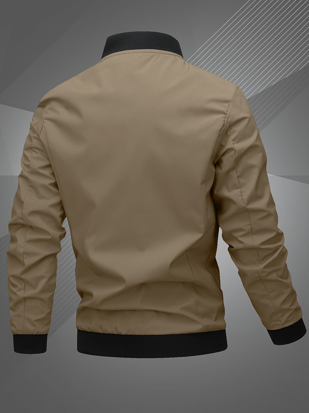 Men's Letter Embroidered Casual Bomber Jacket Gifts Best Sellers