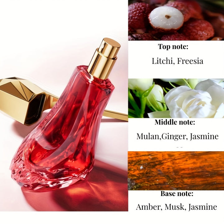 Luxurious High Heel Eau De Toilette Spray Gift Set - Long-Lasting, Refreshing Fragrance with Floral and Fruity Notes, Ideal for Dating, Daily Life, and Gift-Giving - Elegant, Sophisticated Perfume for the Modern Woman