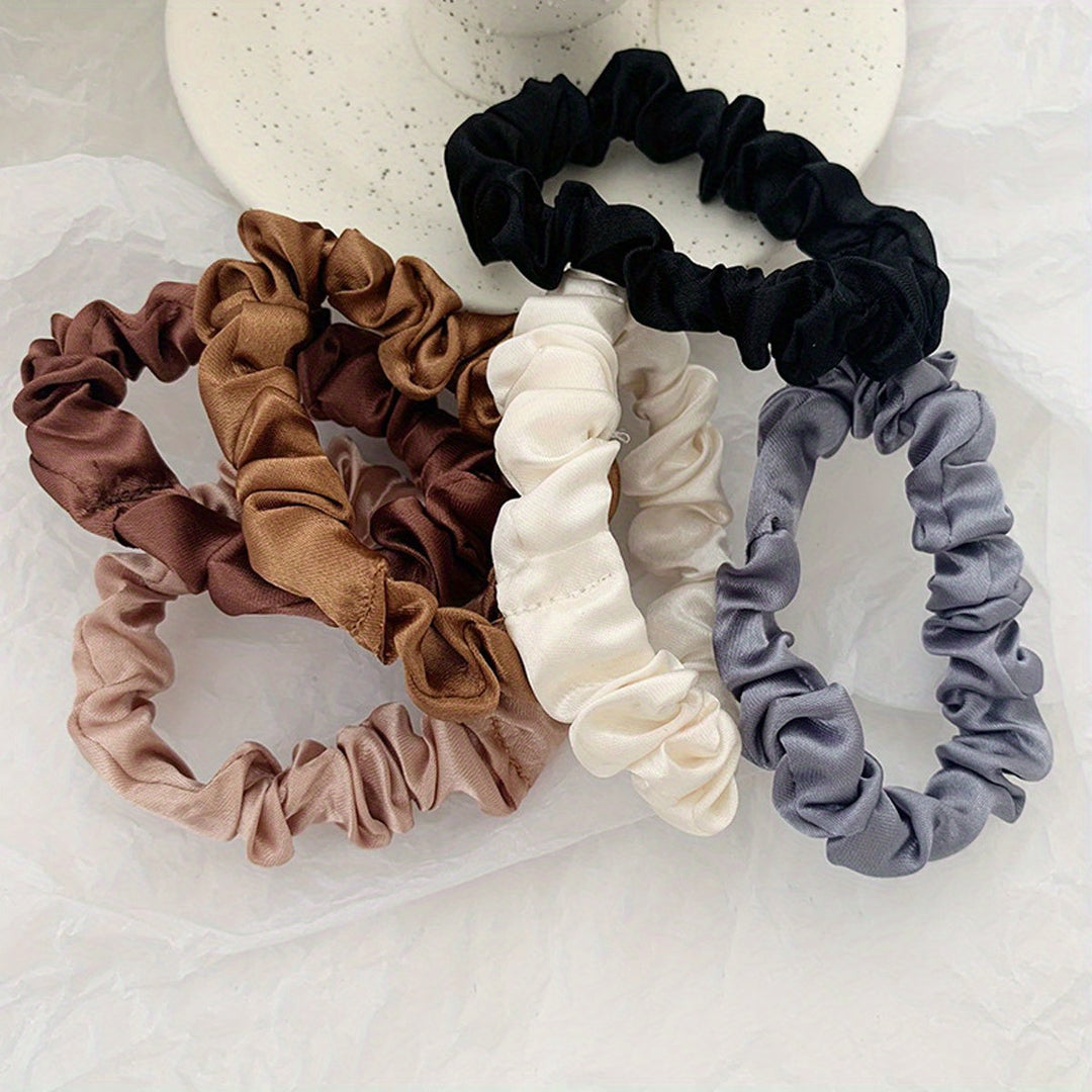 Silky Scrunchies Set – Women Hair Ties