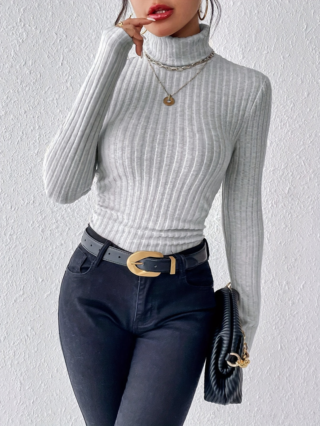 Autumn And Winter Milk White Sweater