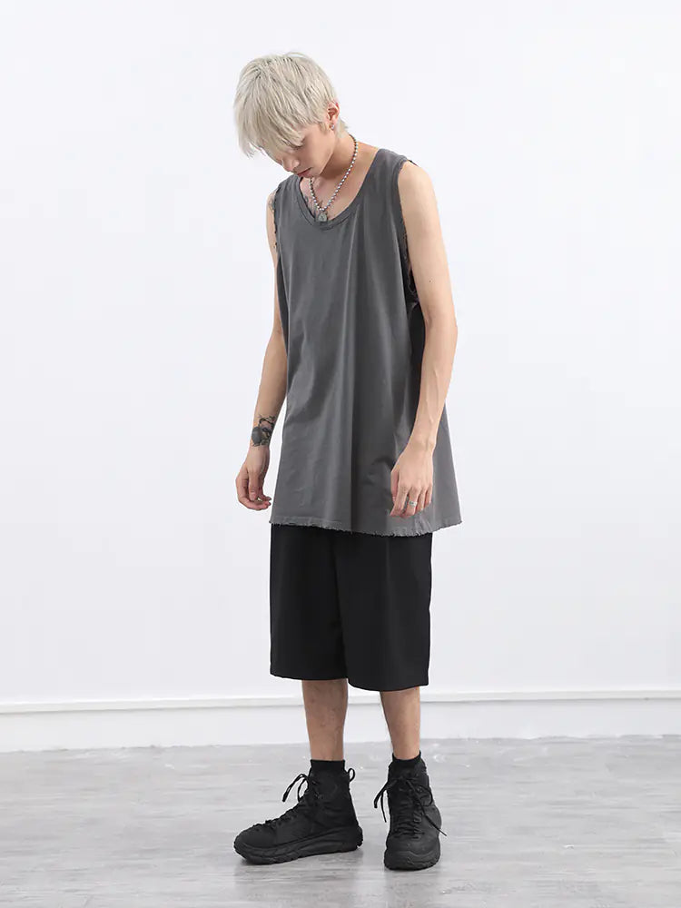 BKTLlife Dark Edge Linen Vest