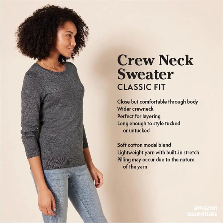 Amazon Essentials Crewneck Sweater – Light Jade Green