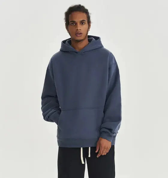 Men's Solid Color Casual Hoodies